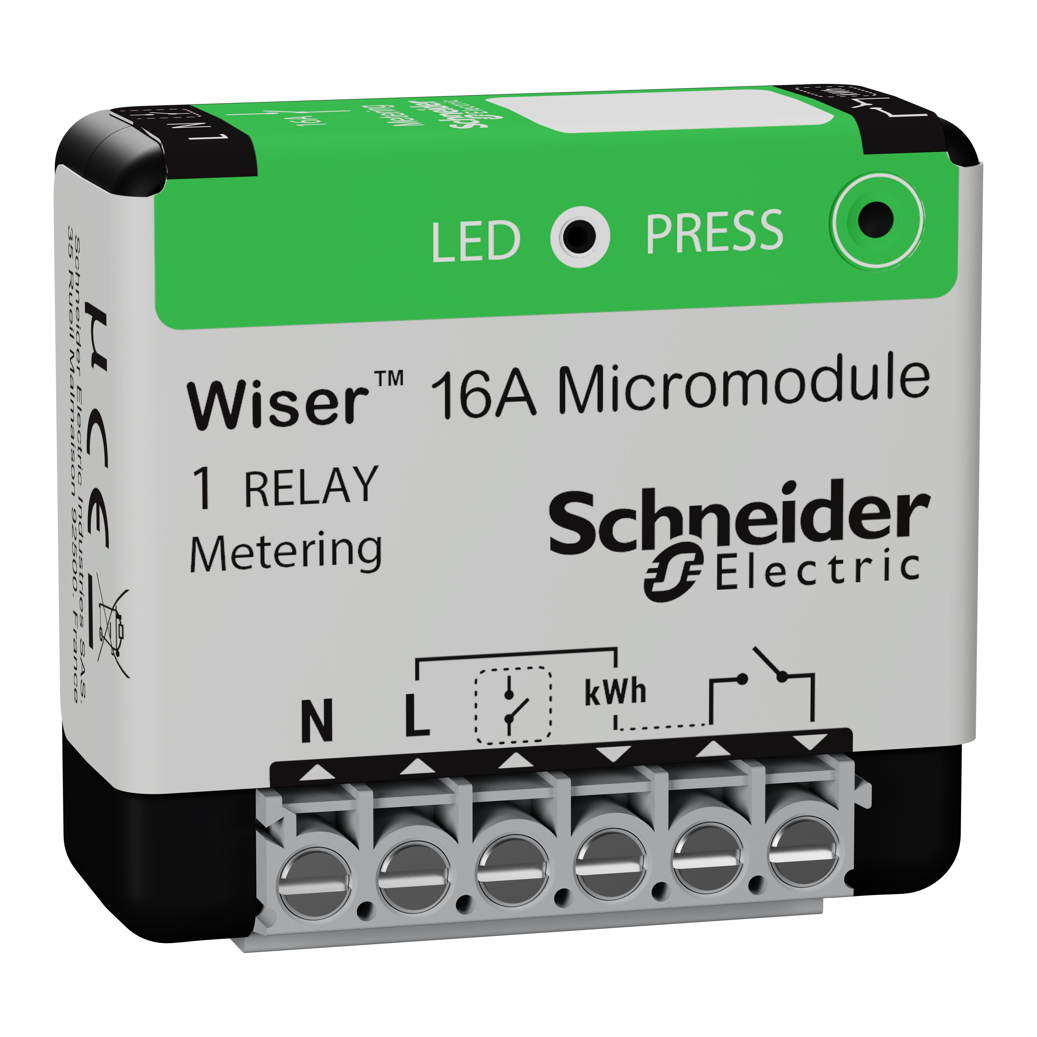 Wiser - micromodule encastre - zigbee - pour pilotage ballon eau chaude ...