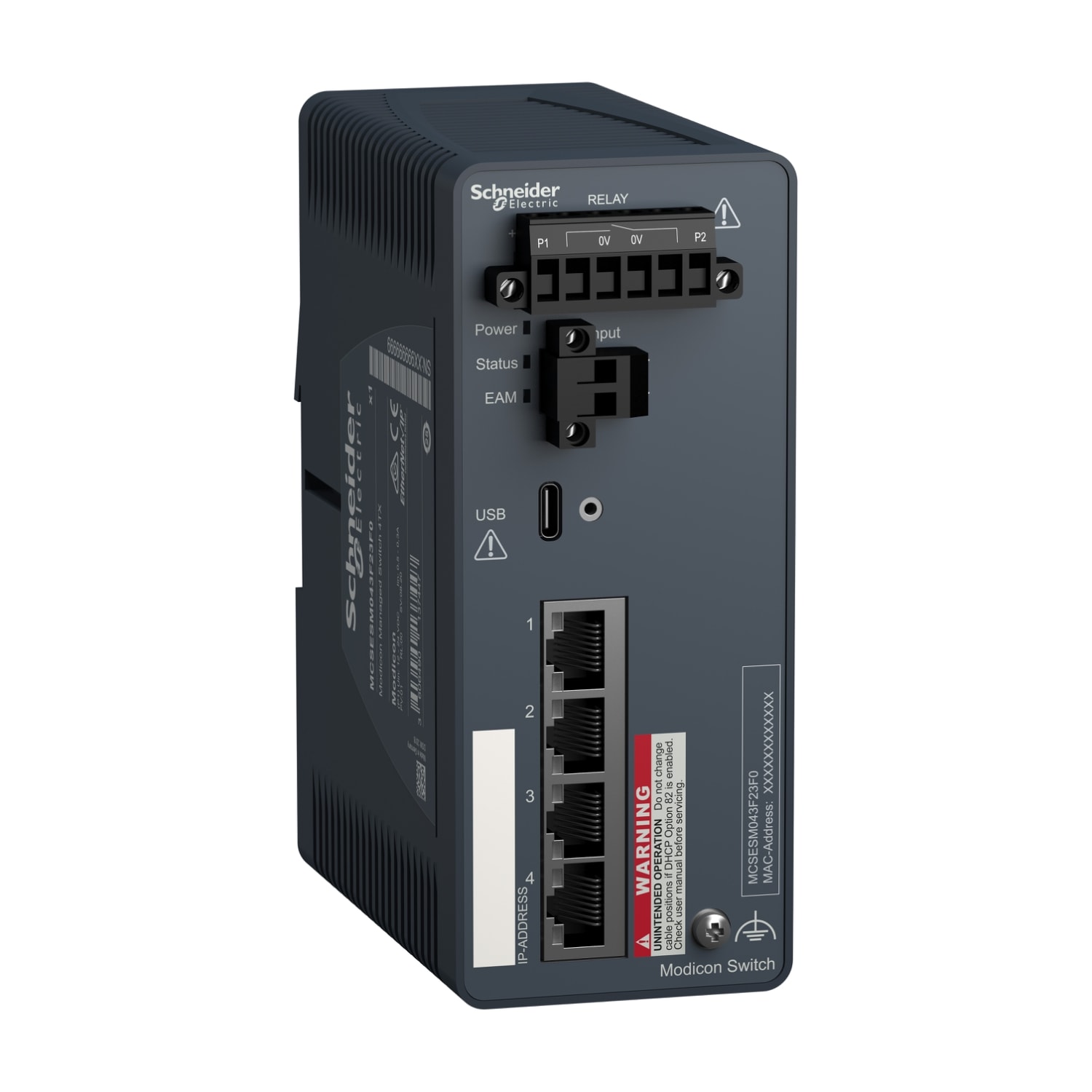 Schneider Electric - Modicon Switch administré - 4 ports cuivre