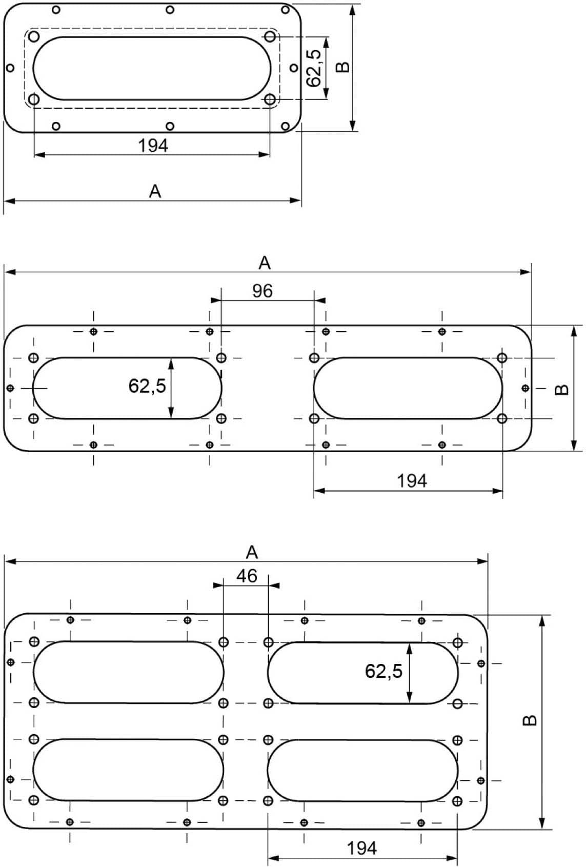 Schneider Electric - PanelSeT Accessoires - plaque passe-câbles - 1xFL21 - pr S3D - acier - 345x130mm