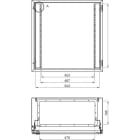 Schneider Electric - PanelSeT - châssis pivotant 19'' - 21U