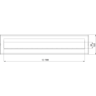Schneider Electric - PanelSeT Accessoires - trappe avec joint balai - 100x800mm - lot de 2