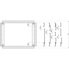 Schneider Electric - PanelSeT Accessoires - PPC - 3 parties - pour cellule SF/SFN - 800x800mm