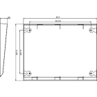 Schneider Electric - PanelSeT Accessoires - auvent - acier glvanisé - pour coffret L1200xP400 mm