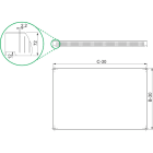 Schneider Electric - PanelSeT Accessoires - toit ventilé - cellule SF - 600x800mm