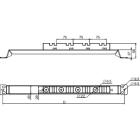 Schneider Electric - PrismaSeT HD - support calage inferieur - L600mm