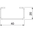 Schneider Electric - PanelSeT Accessoires - Kit renforcement - châssis plein - L1000mm