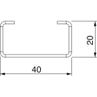 Schneider Electric - PanelSeT Accessoires - Kit renforcement - châssis plein - L800mm