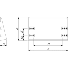 Schneider Electric - PanelSeT SFN Accessoires - auvent - inox 304L - fin. brossé - coffret 1000x300mm