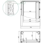 Schneider Electric - PanelSeT - montants pour platine ou châssis 19p - H1250mm - lot de 2
