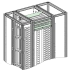 Schneider Electric - PanelSeT Accessoires - Cloisonnement jeu de barres horiz. - Forme 2b - 600x500mm
