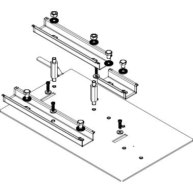 Schneider Electric - CANALIS PLATINE COFFRET K SB POUR POWER M