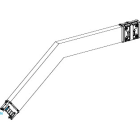 Schneider Electric - Canalis KSA - Coude spé. vert. 250A - vers bas 95° à 175° - côtés 250 à 750mm