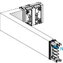 Schneider Electric - Canalis KSA - coude spécial 250A montage à gauche - A=250mm-B=250-750mm