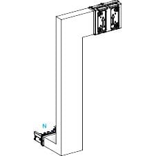 Schneider Electric - Canalis KSA - coude multiple 400A - vers bas & droite - A&C =300mm - B=300-800
