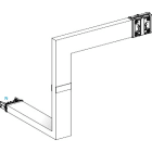 Schneider Electric - Canalis KSA - coude mult. coupe feu 250A - 3 côtés ajust. 250-750 ou 700-1200mm