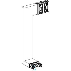 Schneider Electric - Canalis KSA - coude multiple 400A - vers bas & gauche - A&C =250mm - B=250-750