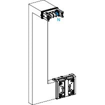 Schneider Electric - Canalis KSA - coude multiple 250A - vers haut & gauche - A&C=250mm-B=250-750