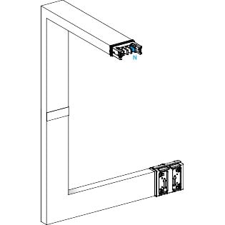 Schneider Electric - Canalis KSA - coude mult. coupe feu 250A - 3 côtés ajust. 250-750 ou 700-1200mm
