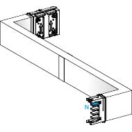 Schneider Electric - Canalis KSA - Zed horiz. coupe feu 400A - Gau./Dr. - A&C=250mm - B=700-1200mm