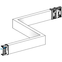 Schneider Electric - Canalis KSA - Zed horiz. 250A - Gau./Dr. - 3 côtés ajustables 250-750mm