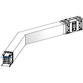 Schneider Electric - Canalis KSA - Coude spé. Horiz. 630A - 95° à 175° - côtés 300 à 800mm