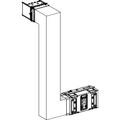 Schneider Electric - Canalis KSA - coude multiple 630A - vers haut & droite - A&C=300mm-B=300-800