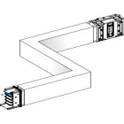 Schneider Electric - Canalis KSA - Zed horiz. 630A - Gau./Dr. - 3 côtés ajustables 300-800mm