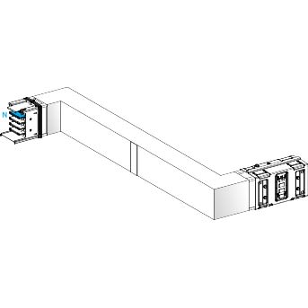 Schneider Electric - Canalis KSA - Zed horiz. coupe feu 630A - Dr./Gau. - A&C=300mm - B=700-1200mm