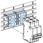 Schneider Electric - PrismaSeT G - Rehausse Pratic pour rail et platine perforee - lot de 5