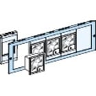Schneider Electric - PrismaSeT G - Plastron découpé 3M - L600 - Nbr app. 5x(72x72) - 4x(96x96)