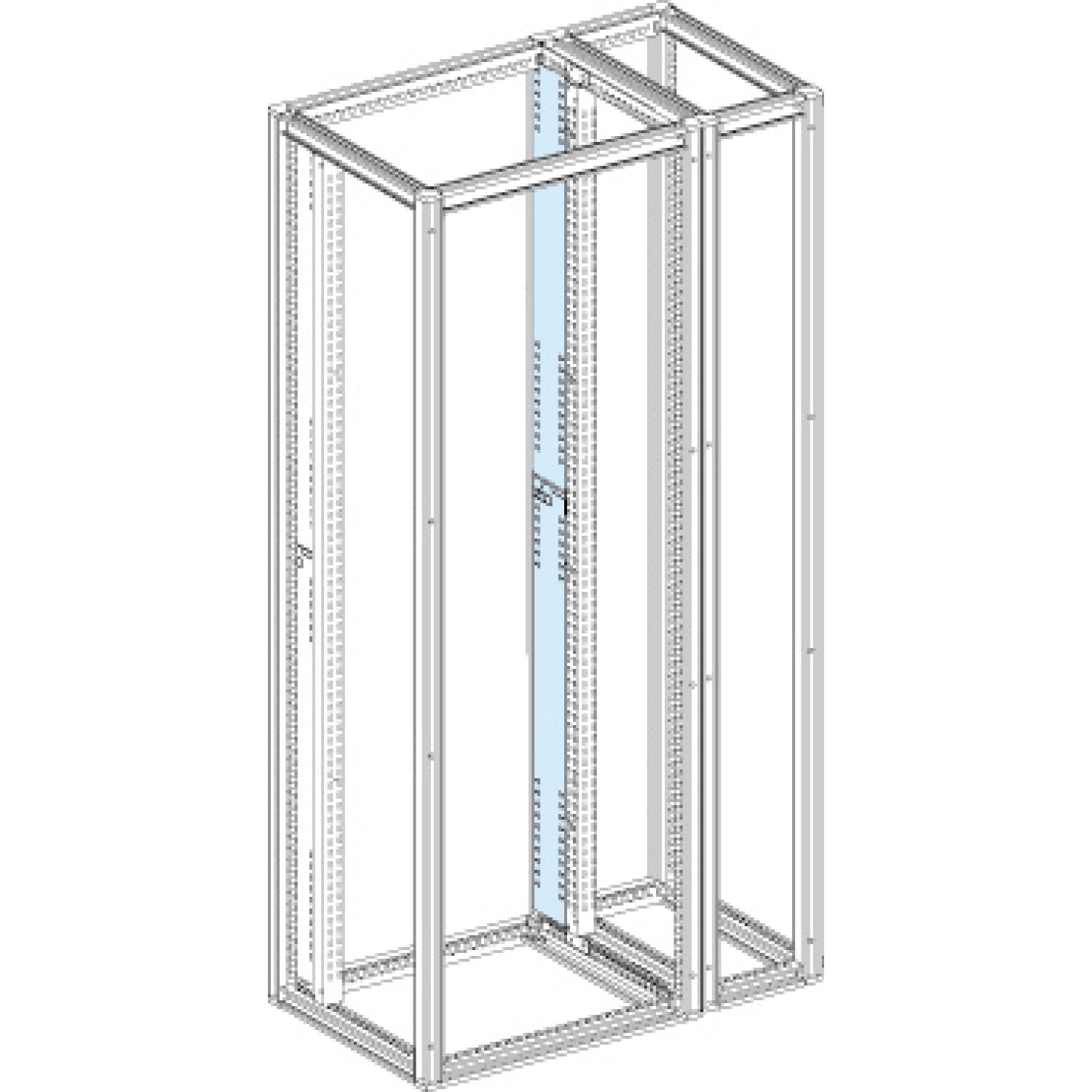 Schneider Electric - PrismaSet HD - cloisonnement latéral forme 2 - P600mm