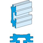 Schneider Electric - Linergy LGYE - Profil JdB horizontal - 1600A - L=2000mm