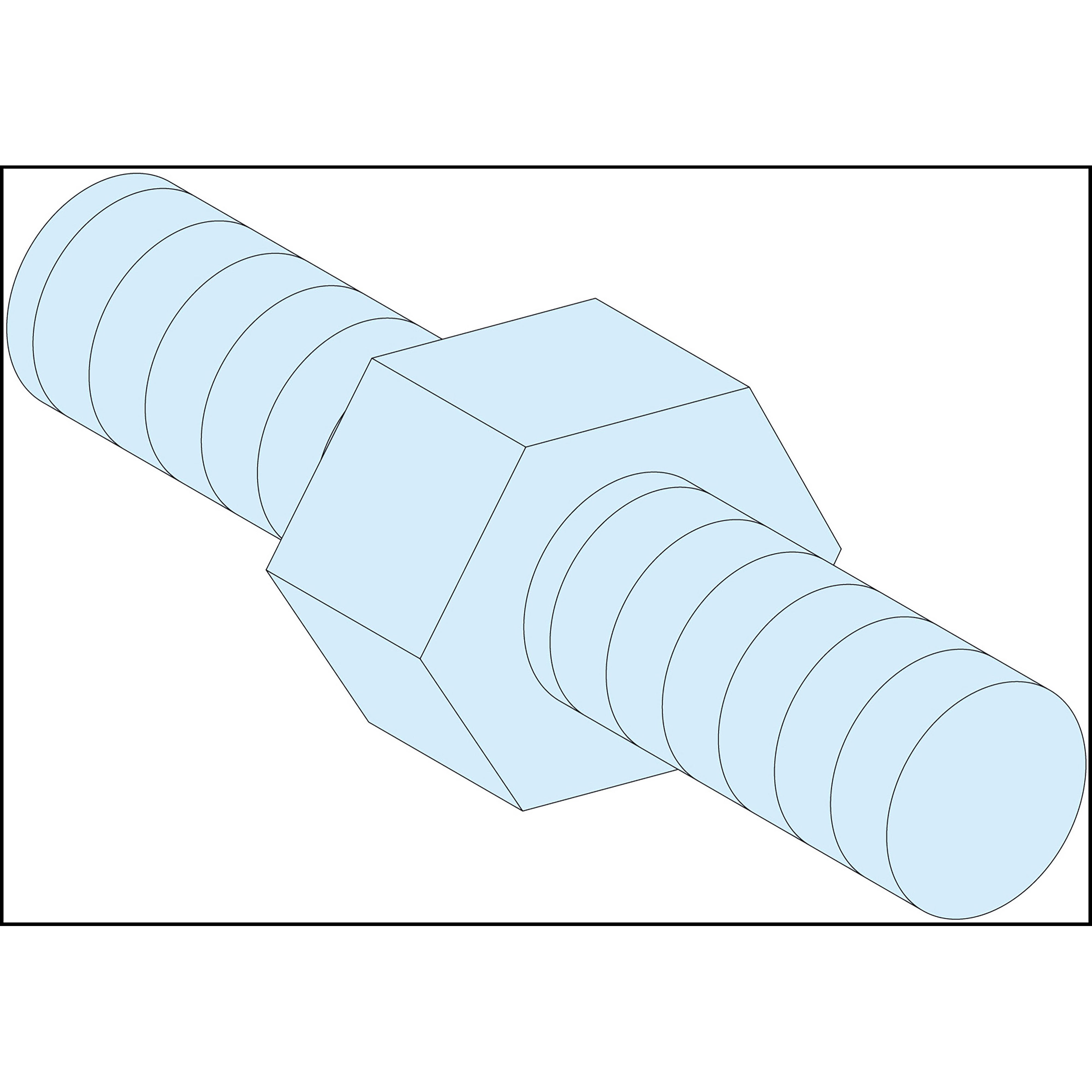 Schneider Electric - PrismaSeT G - Entretoise hexagonale - M5 - Haut.=9mm - lot de 4