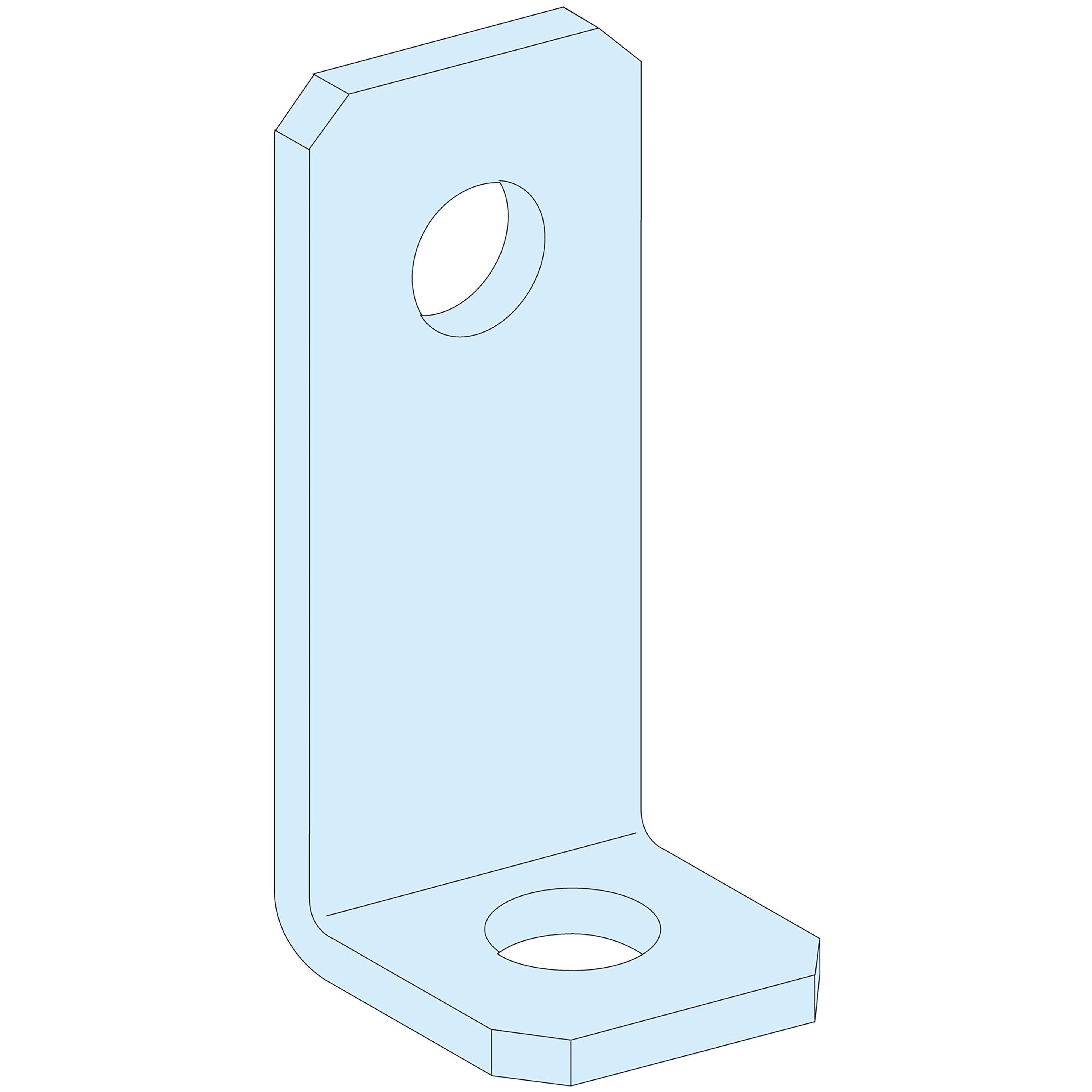 Schneider Electric - PrismaSeT P - 4 equerres + vis