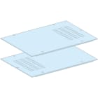 Schneider Electric - PrismaSeT P - Panneau fond-2 demi pann. ventilés-IP30-L800-Peint. RAL spé
