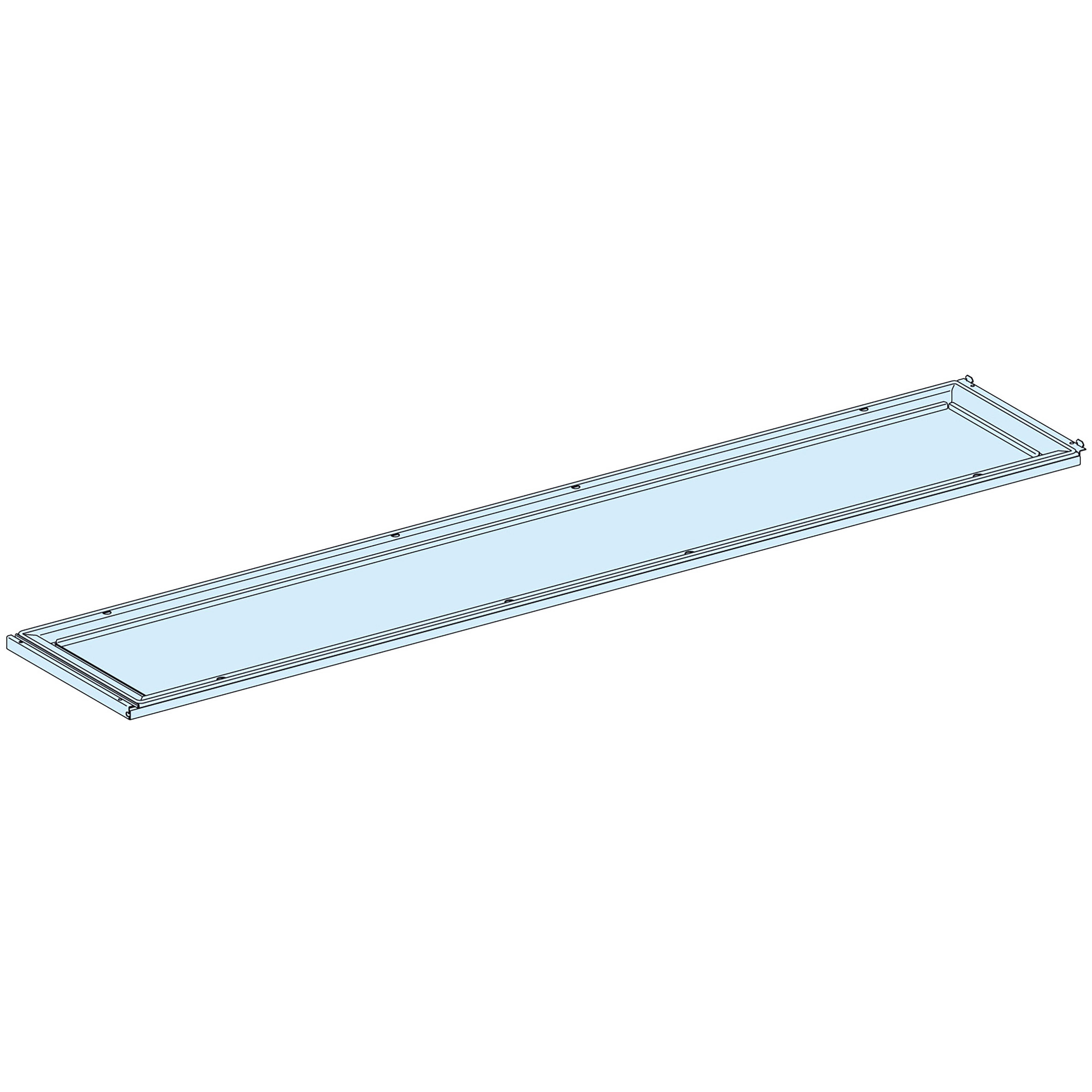 Schneider Electric - PrismaSeT P - Panneau latéral association - IP55 - L400 - lot de 2
