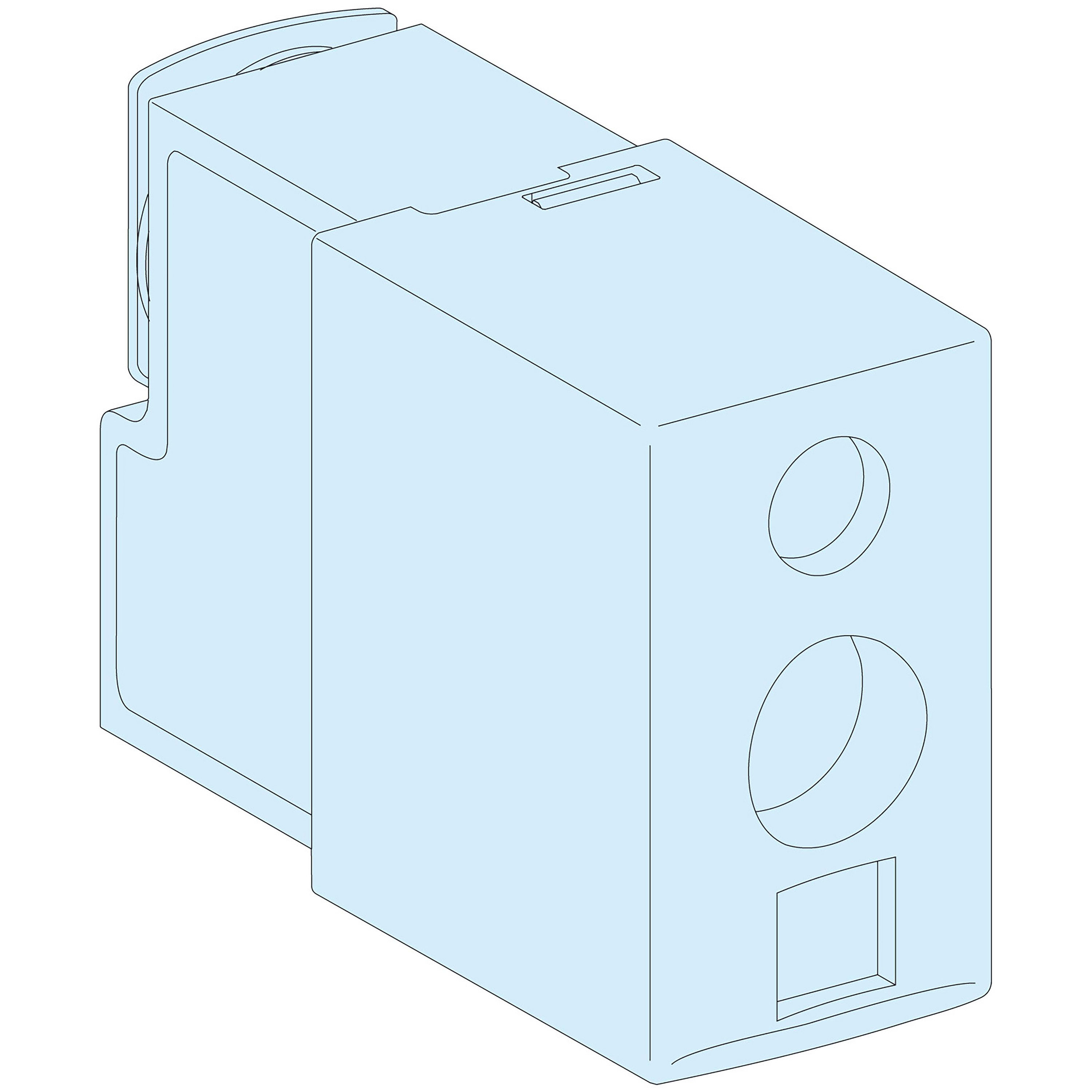 Schneider Electric - Linergy BW - 12 bornes 1 à 16 mm² pour jeu de barres (Powerclip)
