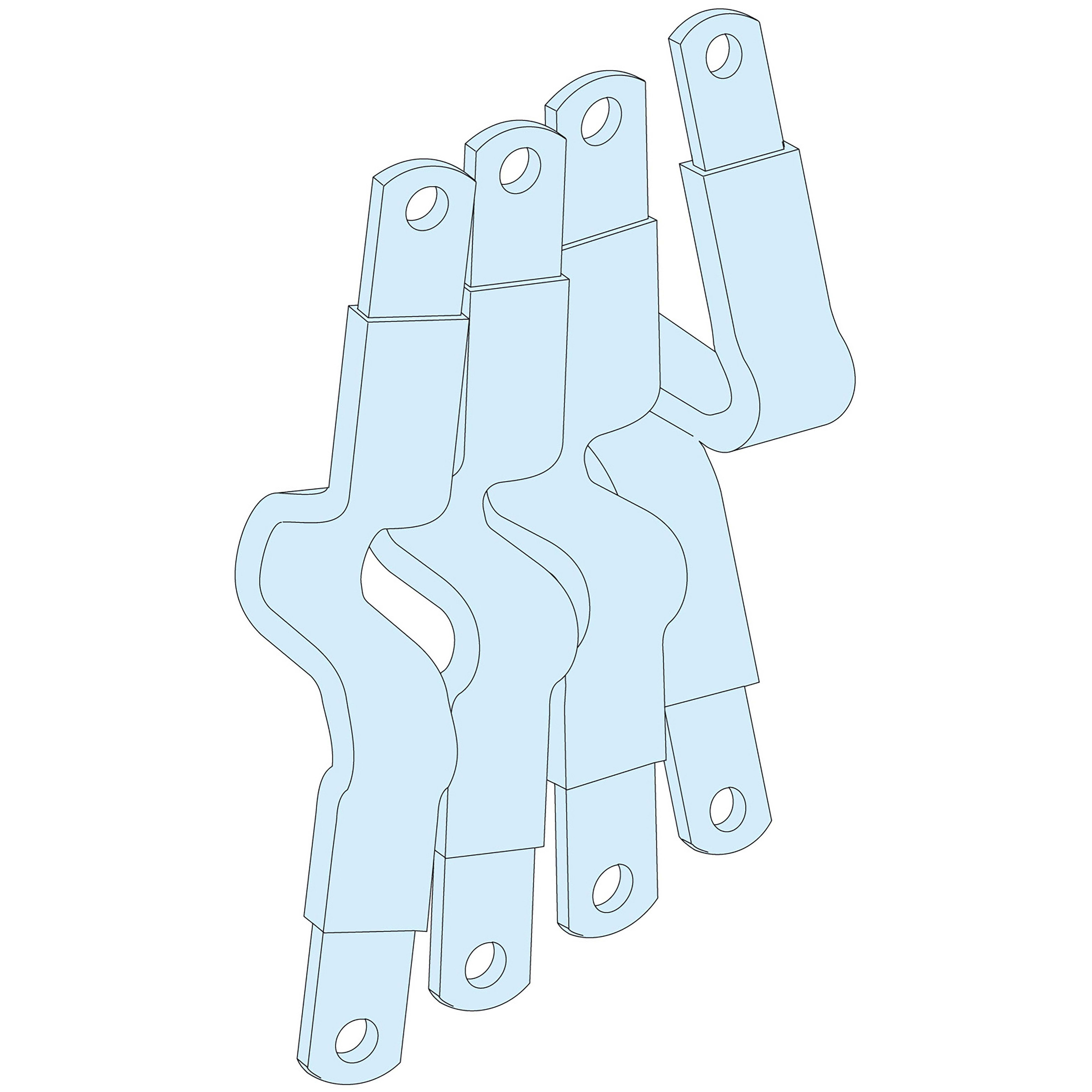 Schneider Electric - PrismaSeT G - Liaison NS-INS250 verticale gaine pour jeu de barres