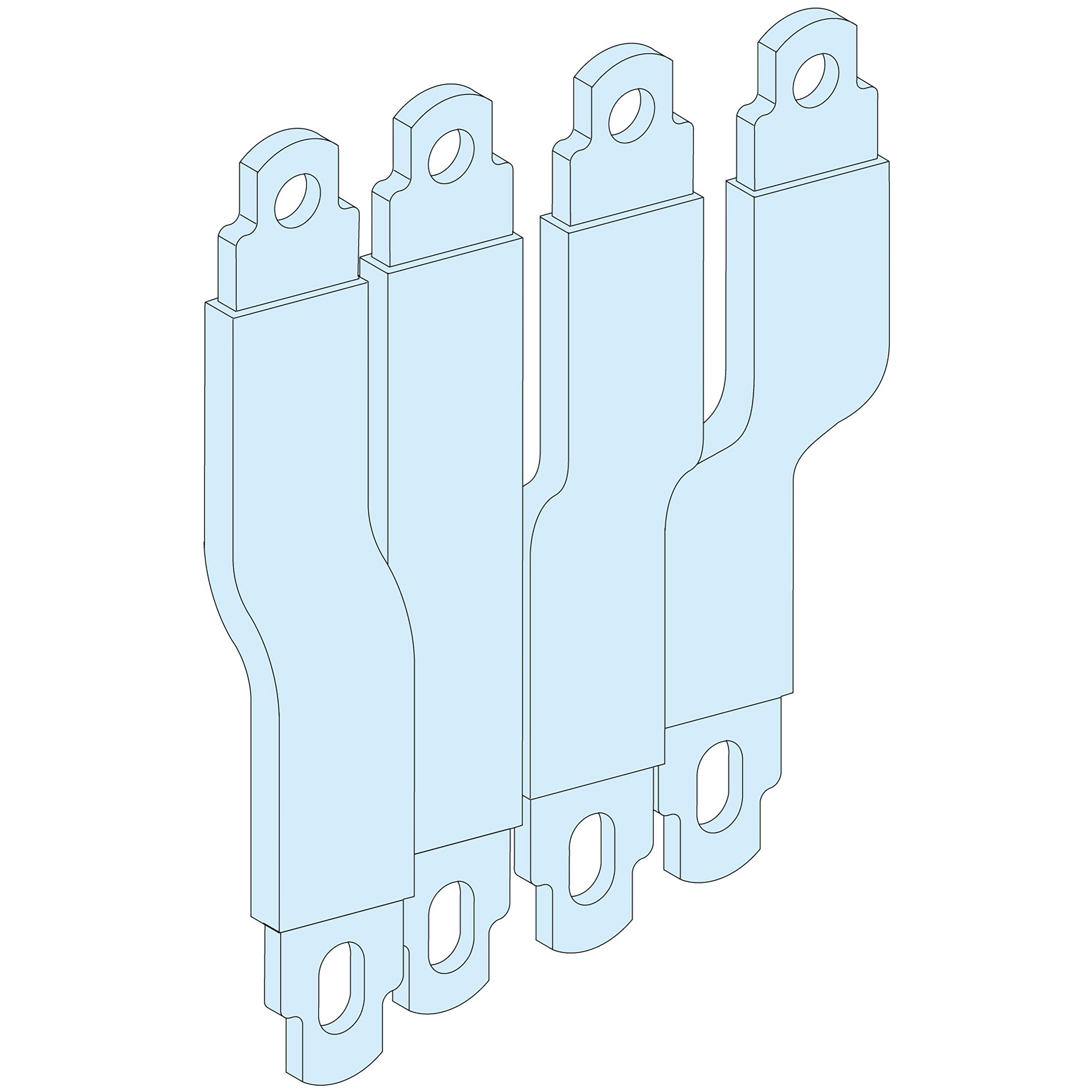 Schneider Electric - PrismaSeT G - Liaison NS-INS630 vertical gaine pour jeu de barres