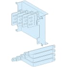 Schneider Electric - PrismaSeT P - Raccordement aval reporté NSX400/630 - fixe Cde manet. - 4P