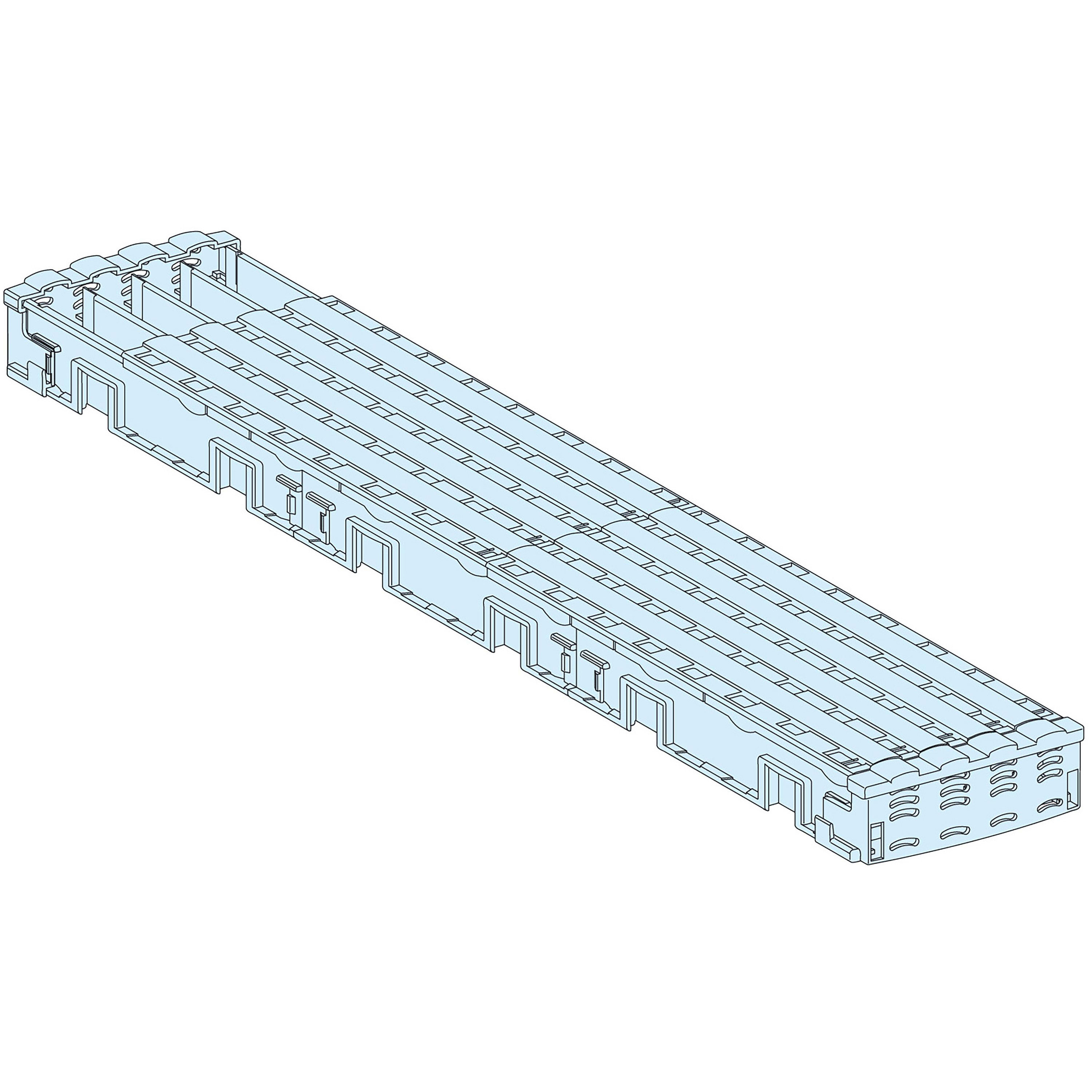Schneider Electric - Linergy BW - Jeu de barres isolées - 125 A 4P - L= 450 mm (Powerclip)