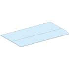 Schneider Electric - PrismaSeT G - Plaque passe-câble - Gaine L300 -IP30-Peinture RAL spéciale