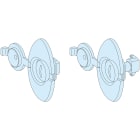 Schneider Electric - PrismaSeT P - Accessoires panneau fond IP30-Syst. 1/4t - 8 longs+2 courts