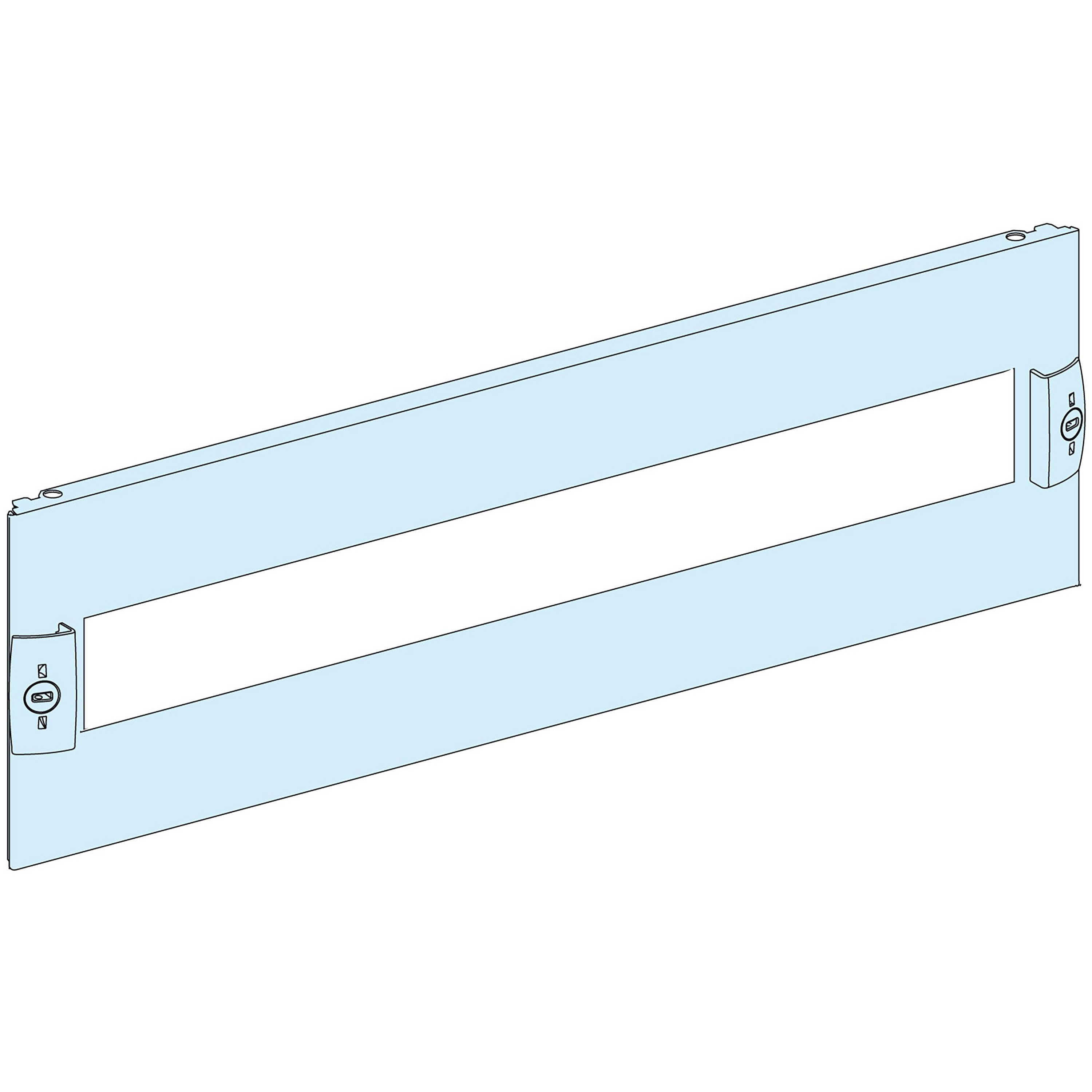 Schneider Electric - PrismaSeT G - Plastron modulaire découpé - 3M - L600-RAL9003