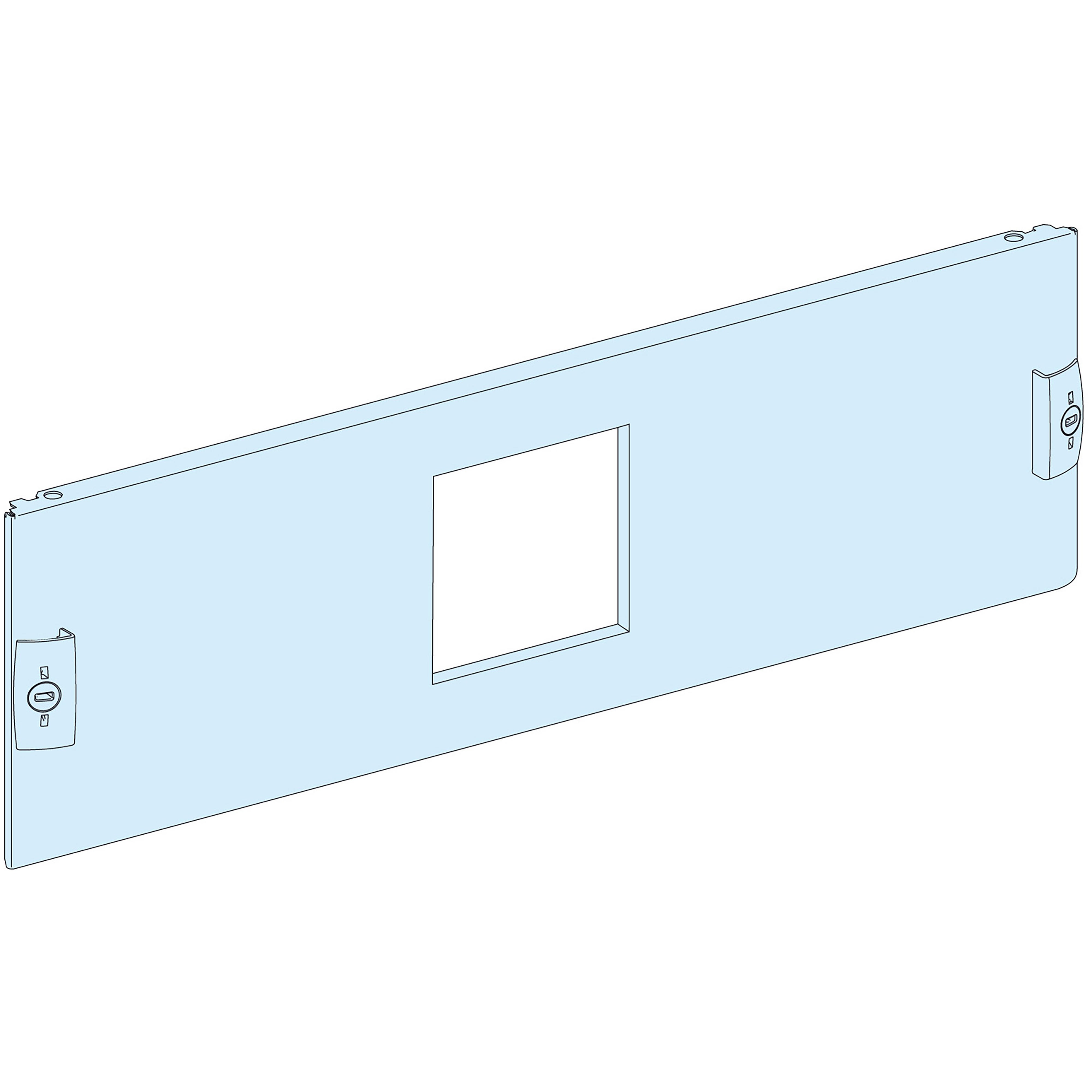 Schneider Electric - PrismaSeT G - Plastron mesure - 3M - L600 - 1 appareil 96 x 96 mm