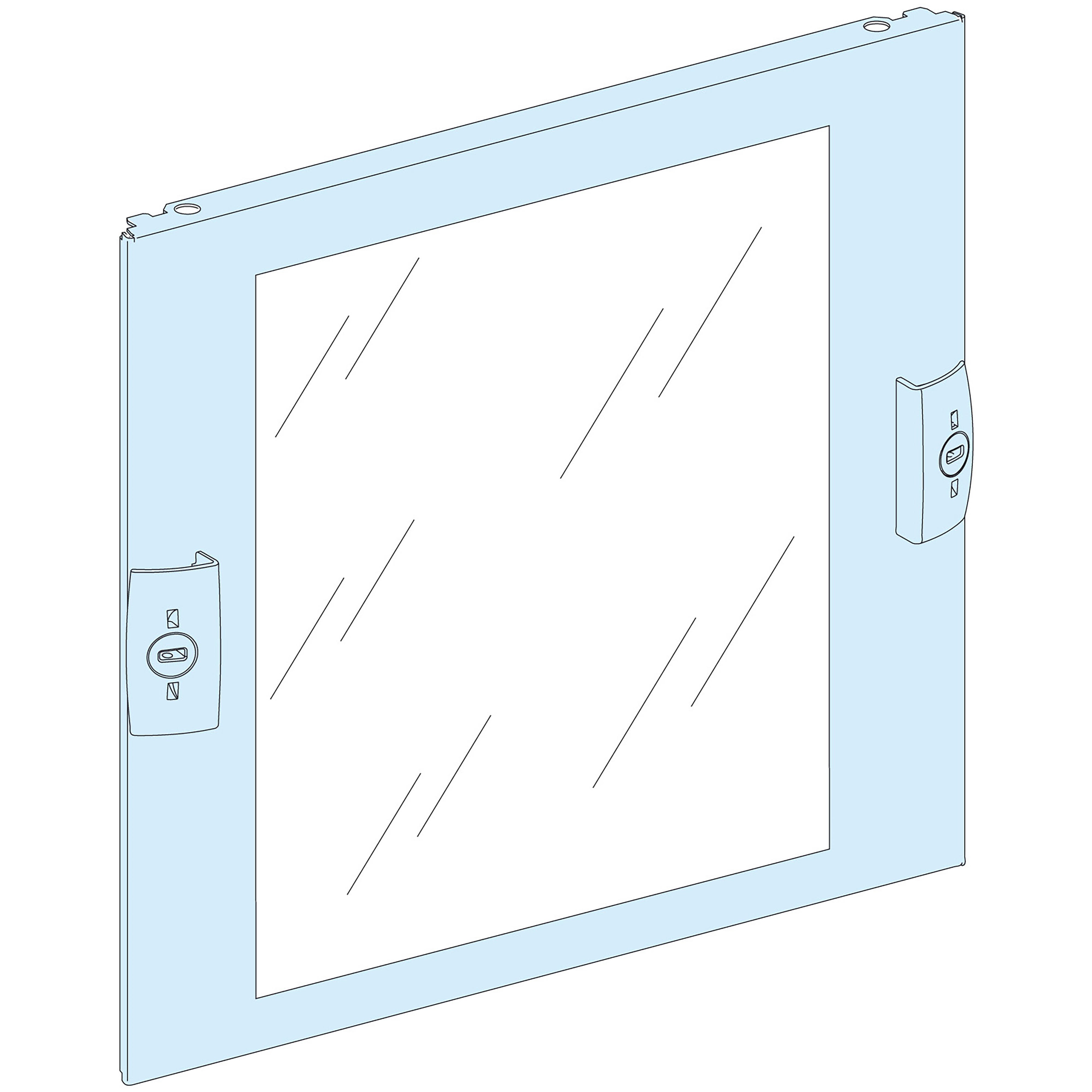 Schneider Electric - PrismaSeT G - Plastron transparent-6M-L300