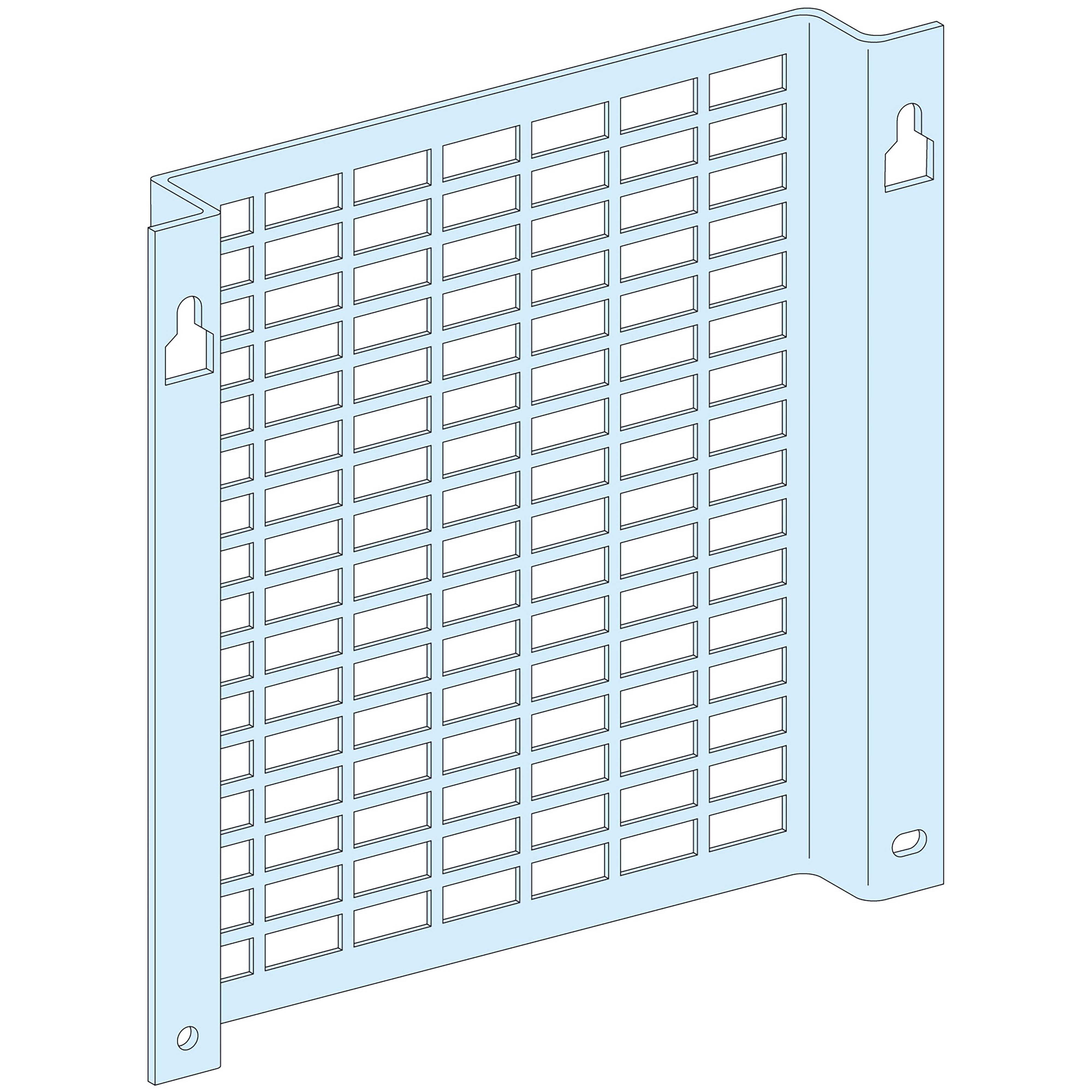 Schneider Electric - PrismaSeT G - Platine perforée plate - 4M - pour gaine L300