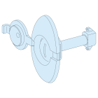 Schneider Electric - PrismaSeT P - Accessoires panneau lateral IP30 - 16 vis 1/4 tour + joints