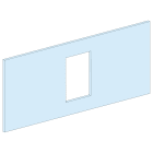 Schneider Electric - PrismaSeT G - Plastron INS/INV 250-4M-L=600-horiz.-fixe-Cde rot.-RAL9003