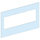Schneider Electric - PrismaSeT P - Plastron ISFT400 vertical - 9M-Peinture satin RAL spéciale